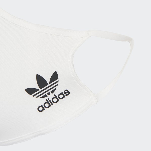 追跡 関税込☆adidas 大人気アディダス マスク 3色セット 黒白赤 (adidas/マスク) H34578 HB7857【BUYMA】